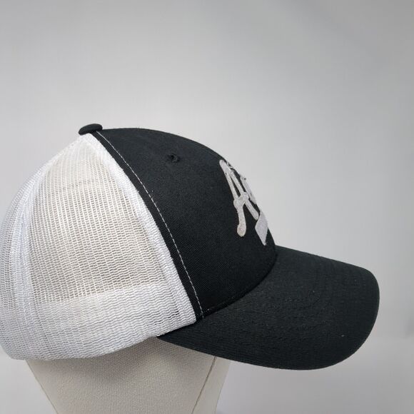 Aero Cali Est. 1987 Snapback Trucker Hat Black One Size Adjustable Mesh Back - Picture 4 of 8